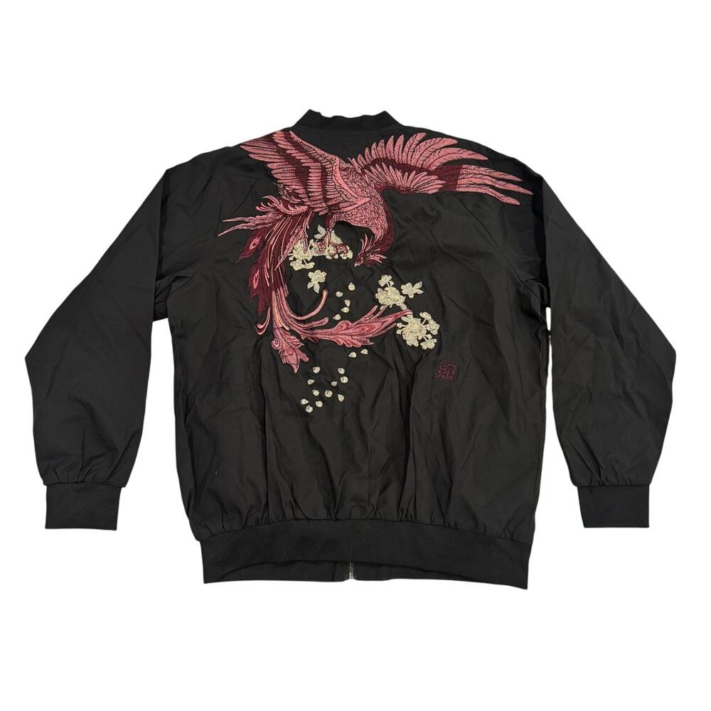 High Street Beast GXP1999 Phoenix Bomber Jacket Mens XL Black NWT